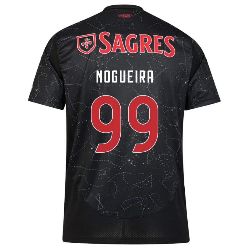 Danxen Kid Beatriz Nogueira #99 Black Red Away Jersey 2024/25 T-Shirt