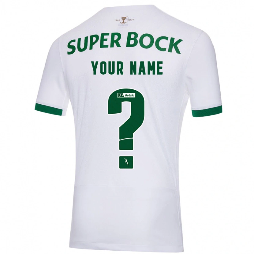 Danxen Kid Your Name #0 White Green Away Jersey 2024/25 T-Shirt