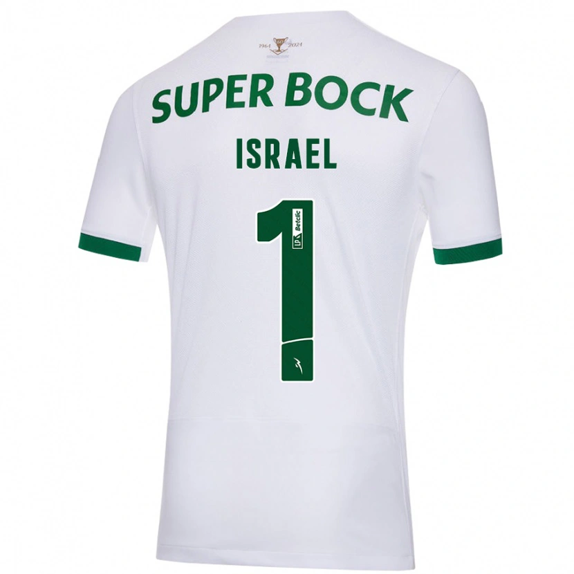 Danxen Kid Franco Israel #1 White Green Away Jersey 2024/25 T-Shirt