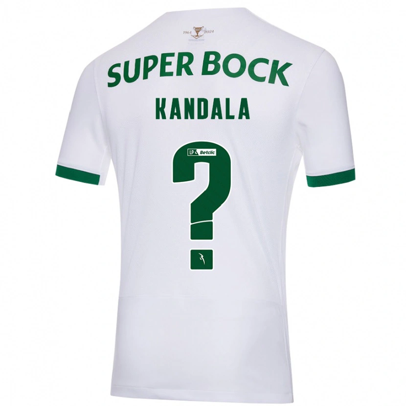 Danxen Kid Adair Kandala #0 White Green Away Jersey 2024/25 T-Shirt