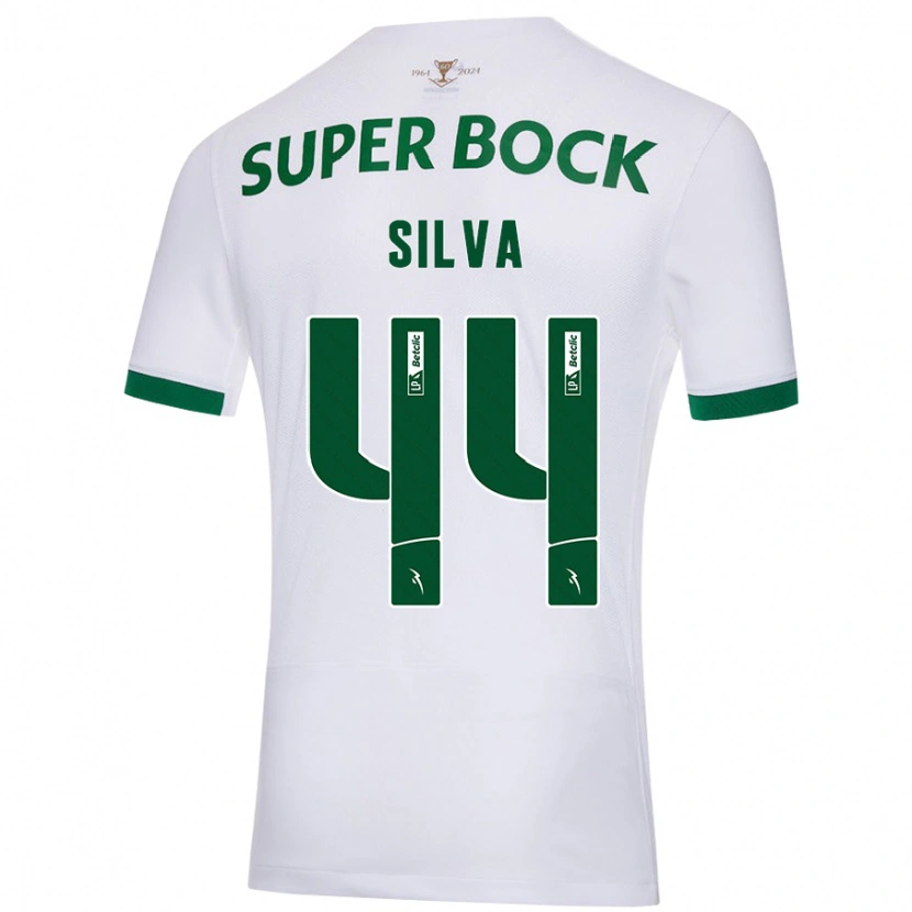 Danxen Kid Pedro Silva #44 White Green Away Jersey 2024/25 T-Shirt