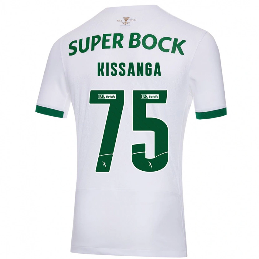 Danxen Kid Manuel Kissanga #75 White Green Away Jersey 2024/25 T-Shirt