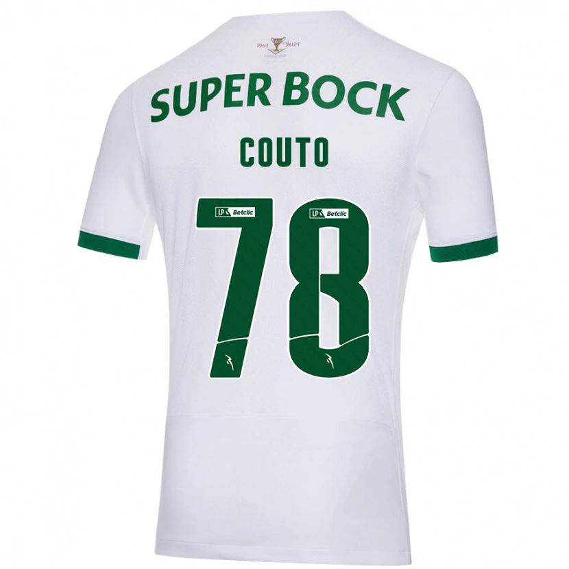 Danxen Kid Mauro Couto #78 White Green Away Jersey 2024/25 T-Shirt