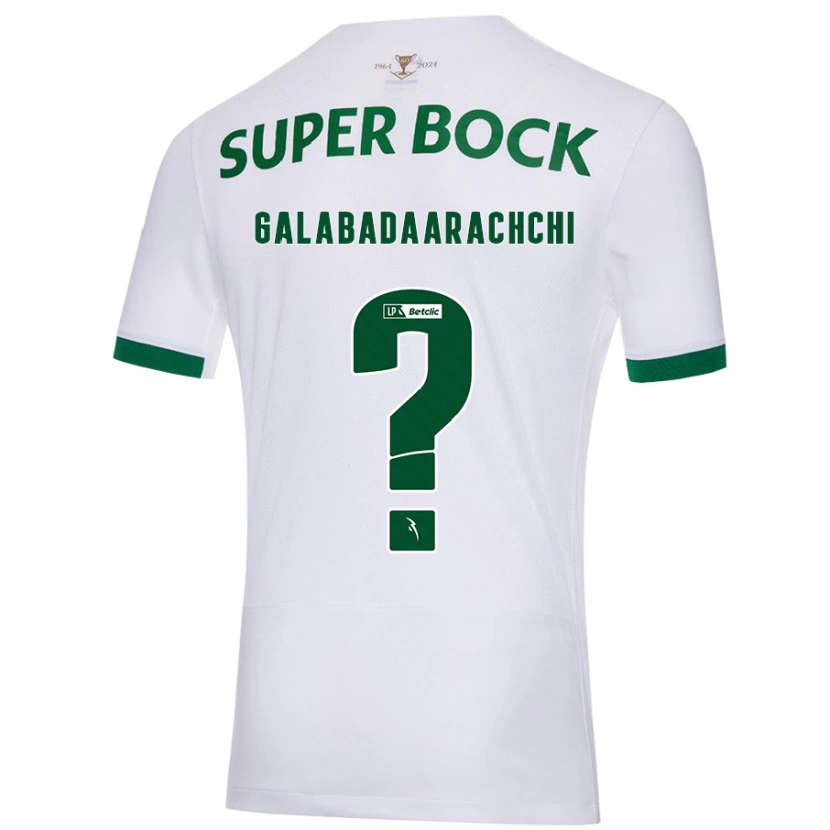 Danxen Kid Jacynta Galabadaarachchi #0 White Green Away Jersey 2024/25 T-Shirt