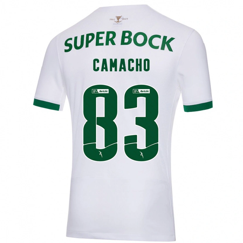 Danxen Kid Rafael Camacho #83 White Green Away Jersey 2024/25 T-Shirt