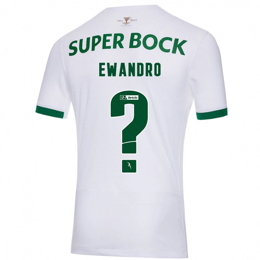 Danxen Kid Ewandro #0 White Green Away Jersey 2024/25 T-Shirt