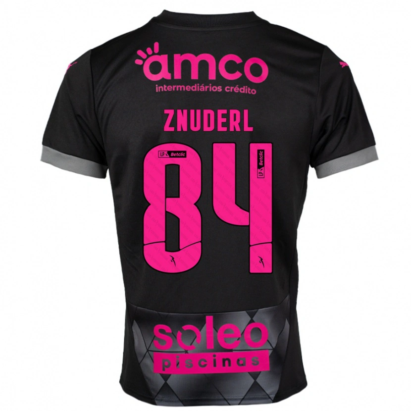 Danxen Kid Tai Znuderl #84 Black Pink Away Jersey 2024/25 T-Shirt