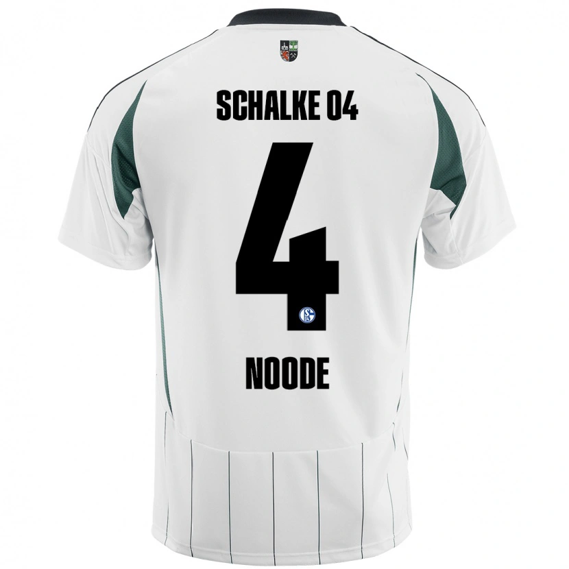 Danxen Kid Steve Noode #4 White Green Away Jersey 2024/25 T-Shirt