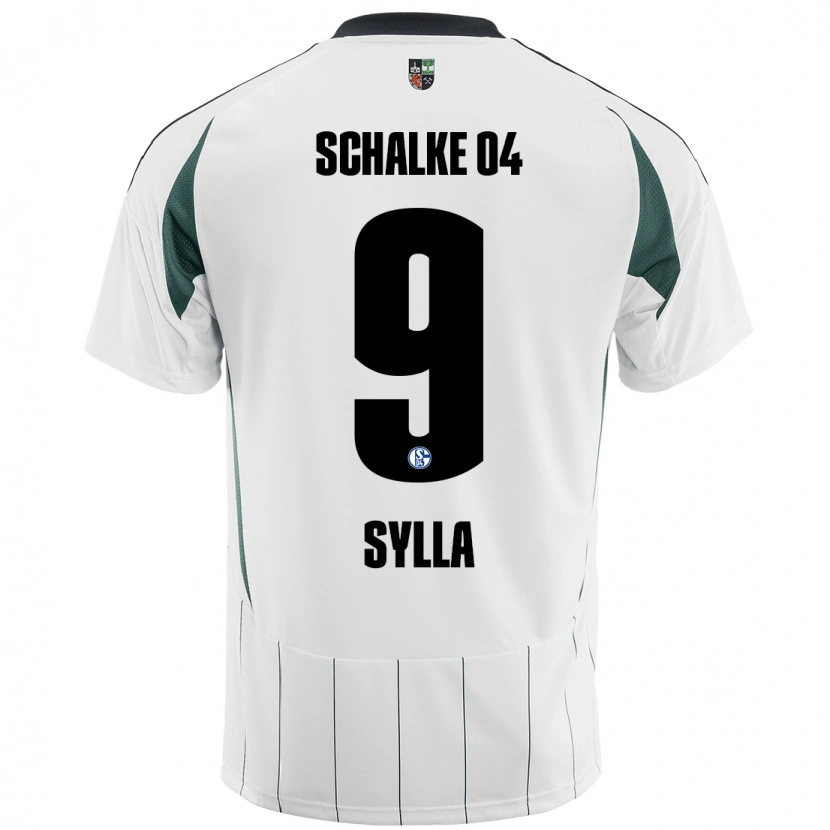 Danxen Kid Moussa Sylla #9 White Green Away Jersey 2024/25 T-Shirt