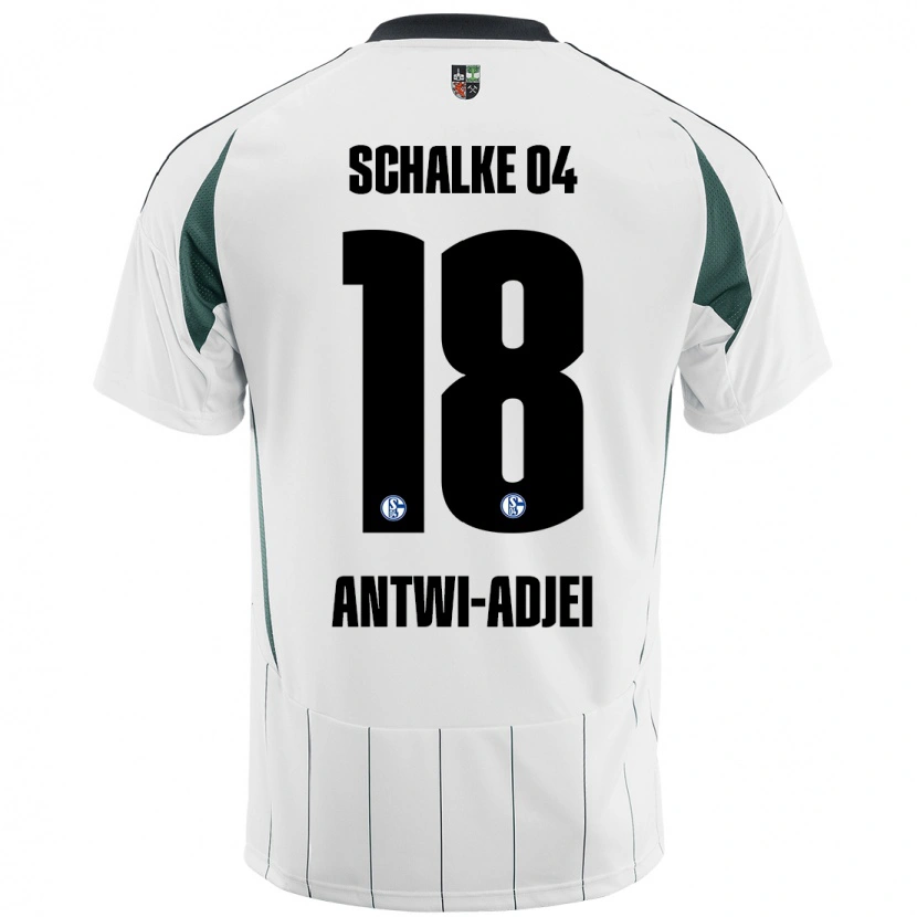 Danxen Kid Christopher Antwi-Adjei #18 White Green Away Jersey 2024/25 T-Shirt