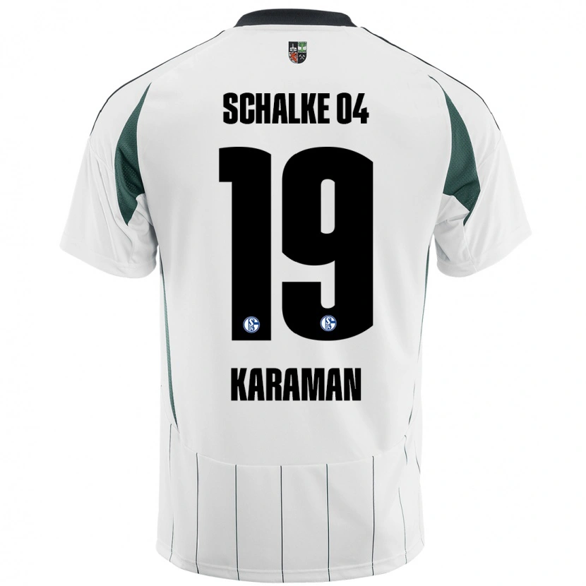 Danxen Kid Kenan Karaman #19 White Green Away Jersey 2024/25 T-Shirt