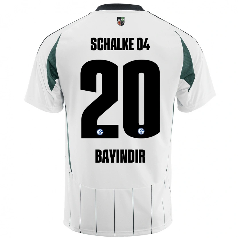 Danxen Kid Aris Bayindir #20 White Green Away Jersey 2024/25 T-Shirt