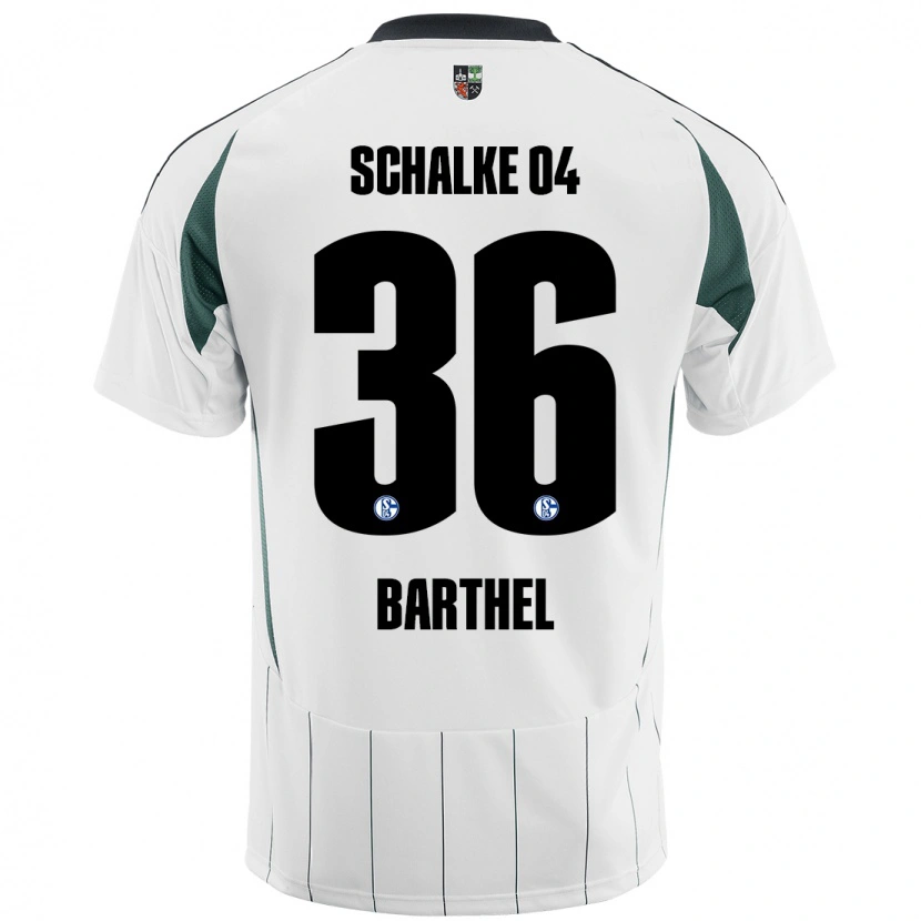 Danxen Kid Niklas Barthel #36 White Green Away Jersey 2024/25 T-Shirt