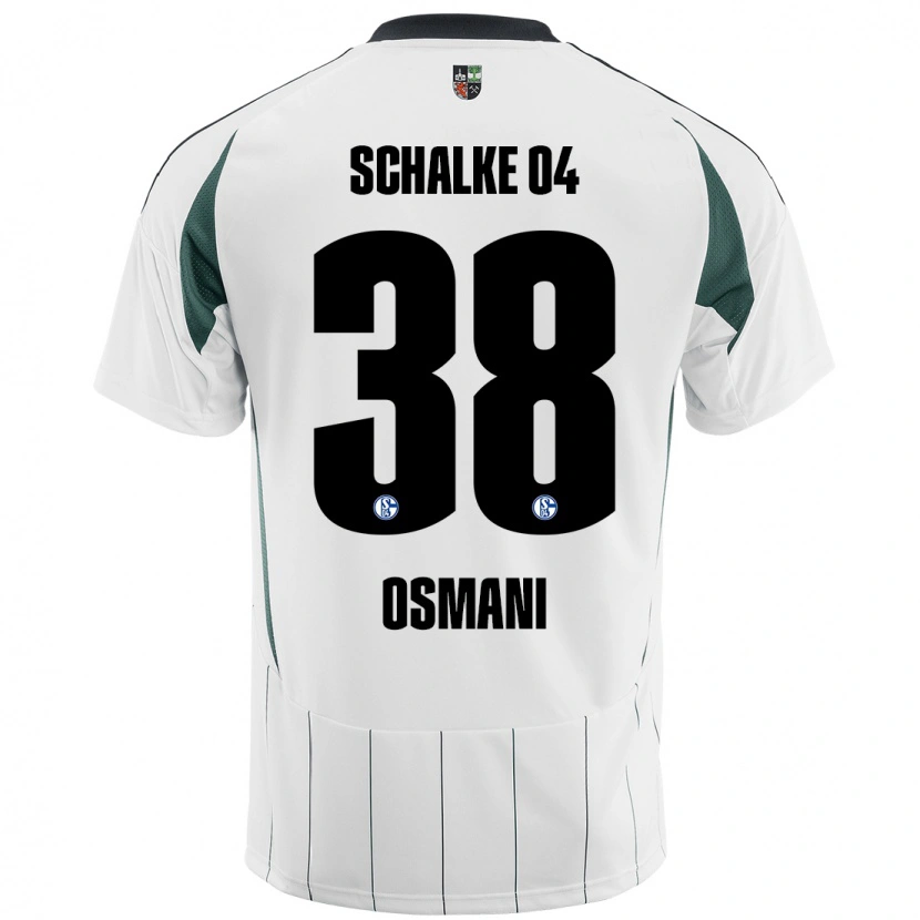 Danxen Kid Tristan Osmani #38 White Green Away Jersey 2024/25 T-Shirt