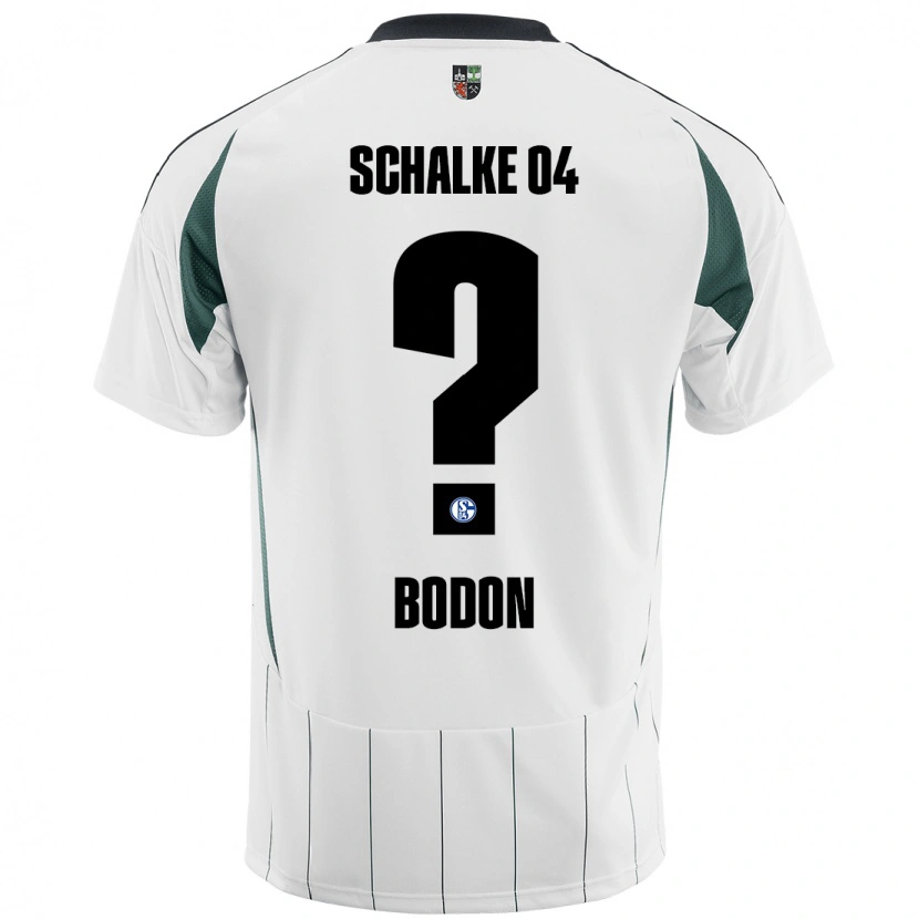 Danxen Kid Nick Bodon #0 White Green Away Jersey 2024/25 T-Shirt