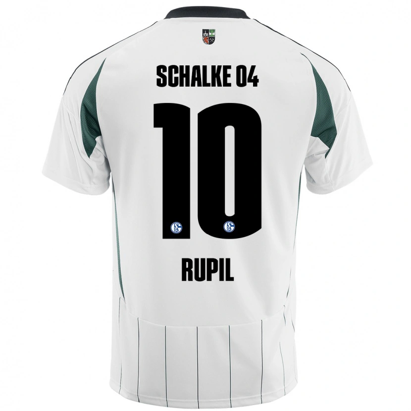 Danxen Kid Timothé Rupil #10 White Green Away Jersey 2024/25 T-Shirt