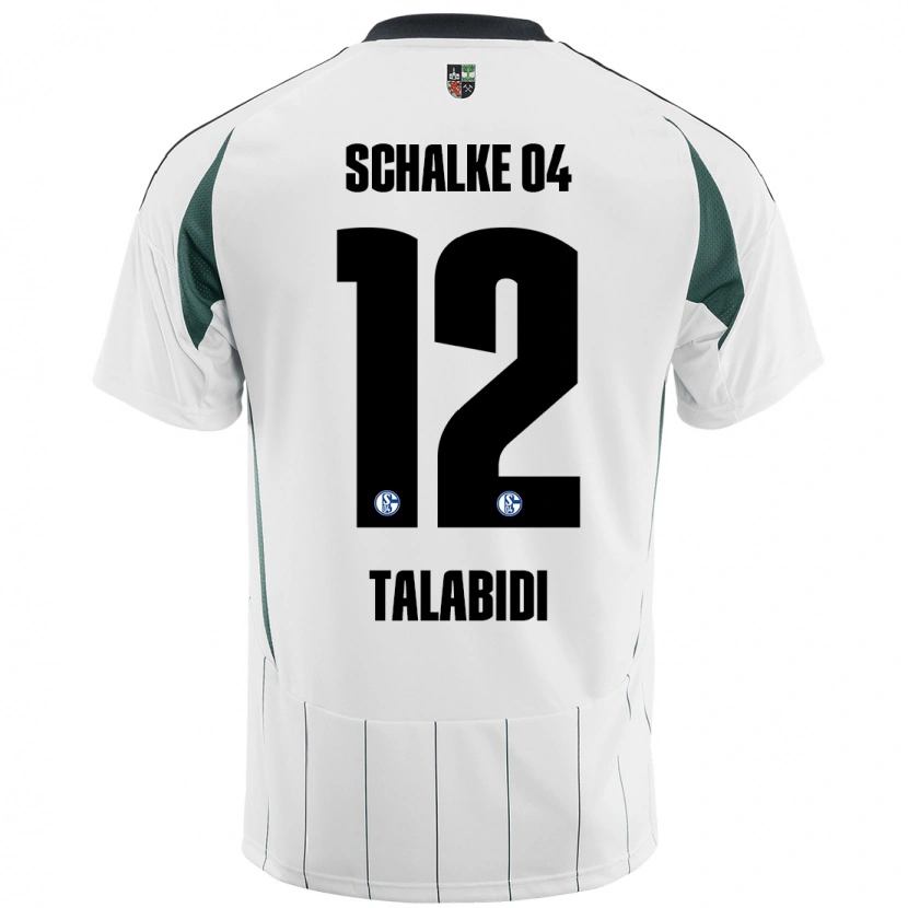 Danxen Kid Malik Talabidi #12 White Green Away Jersey 2024/25 T-Shirt