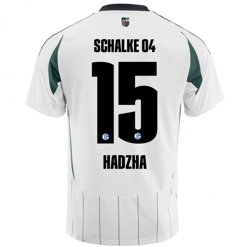 Danxen Kid Nedzhib Hadzha #15 White Green Away Jersey 2024/25 T-Shirt