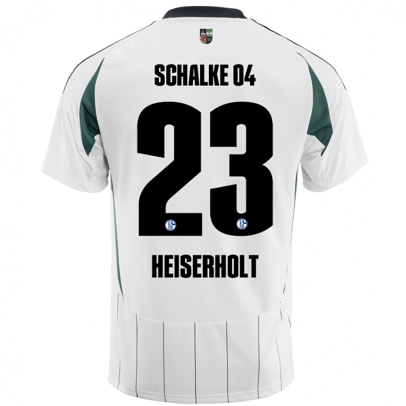 Danxen Kid Finn Heiserholt #23 White Green Away Jersey 2024/25 T-Shirt