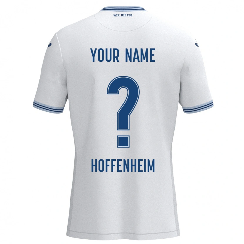 Danxen Kid Your Name #0 White Blue Away Jersey 2024/25 T-Shirt