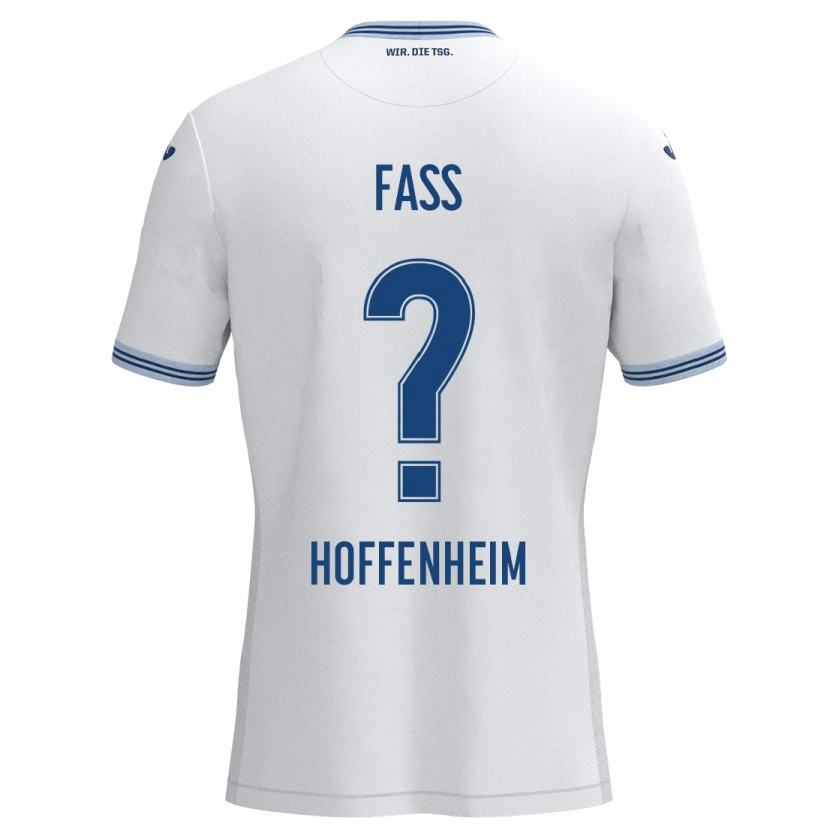 Danxen Kid Marlon Faß #0 White Blue Away Jersey 2024/25 T-Shirt