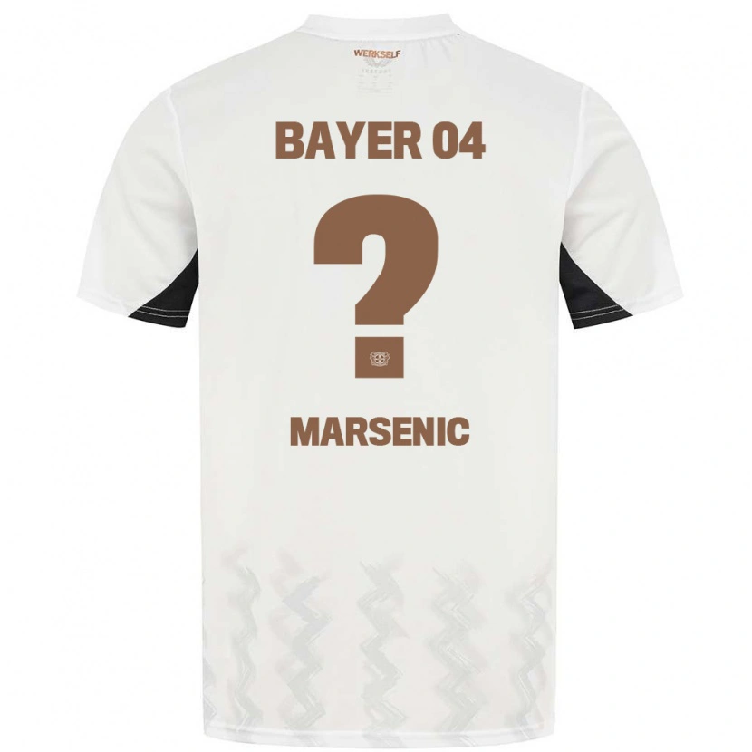 Danxen Kid Matija Marsenic #0 White Black Away Jersey 2024/25 T-Shirt