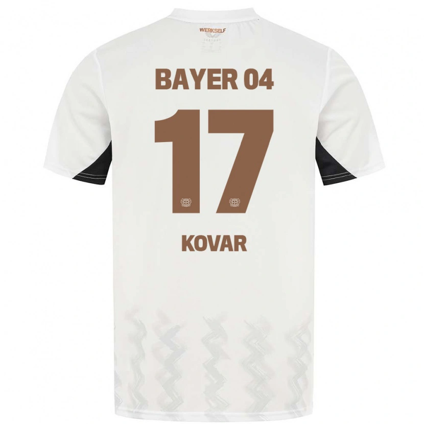 Danxen Kid Matej Kovar #17 White Black Away Jersey 2024/25 T-Shirt