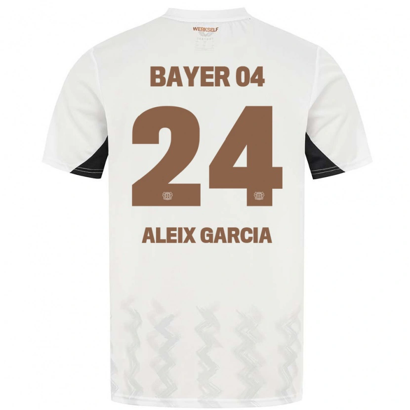 Danxen Kid Aleix García #24 White Black Away Jersey 2024/25 T-Shirt