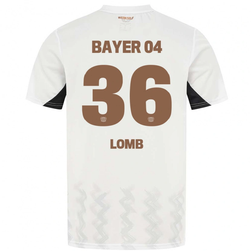 Danxen Kid Niklas Lomb #36 White Black Away Jersey 2024/25 T-Shirt