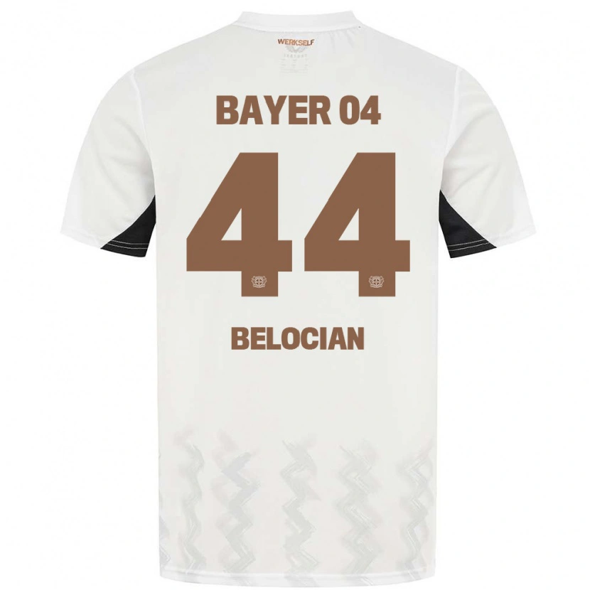 Danxen Kid Jeanuël Belocian #44 White Black Away Jersey 2024/25 T-Shirt