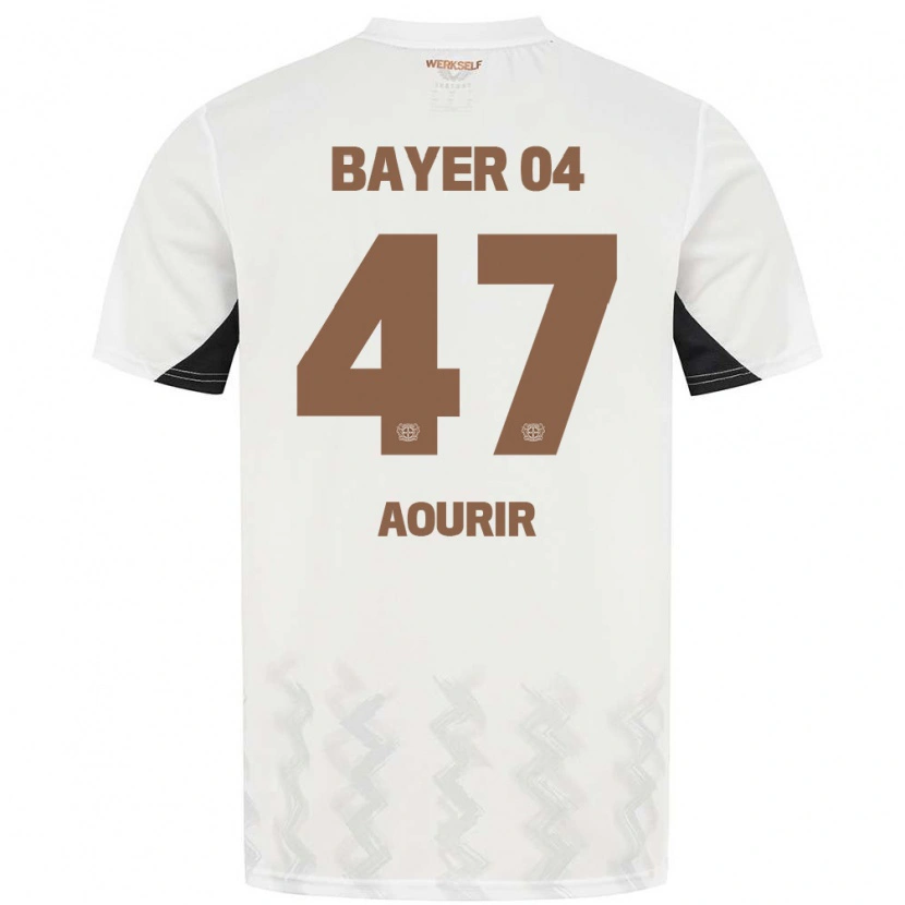 Danxen Kid Ayman Aourir #47 White Black Away Jersey 2024/25 T-Shirt