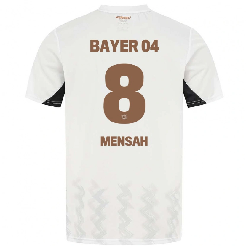 Danxen Kid Naba Mensah #8 White Black Away Jersey 2024/25 T-Shirt