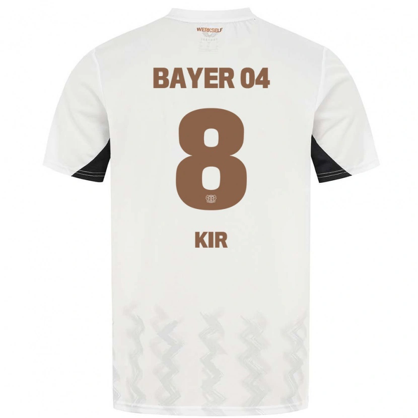 Danxen Kid Burak Kir #8 White Black Away Jersey 2024/25 T-Shirt