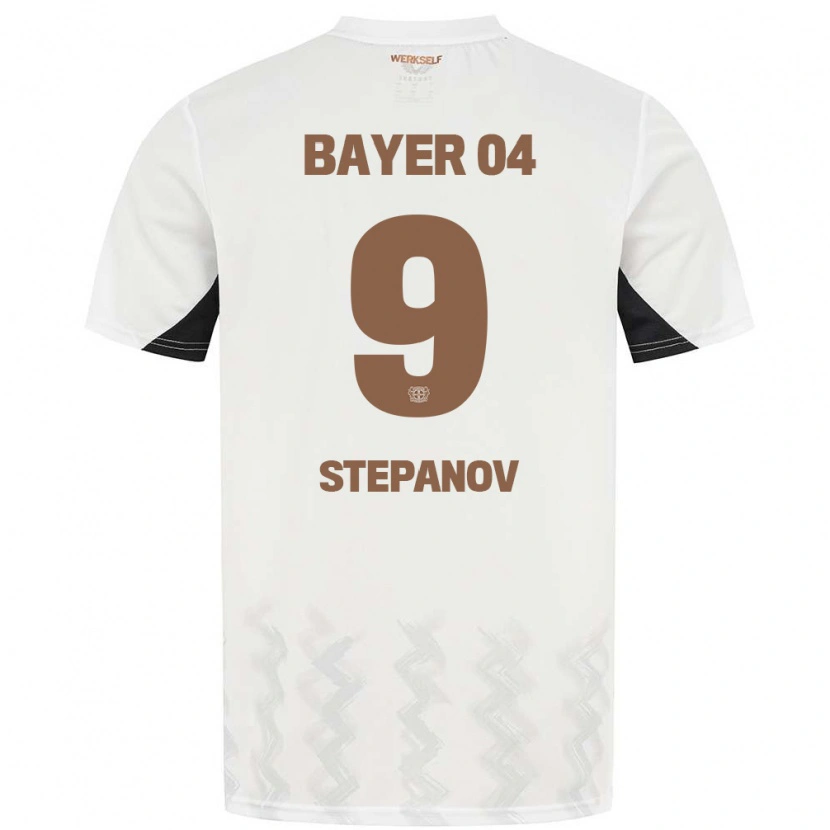 Danxen Kid Artem Stepanov #9 White Black Away Jersey 2024/25 T-Shirt