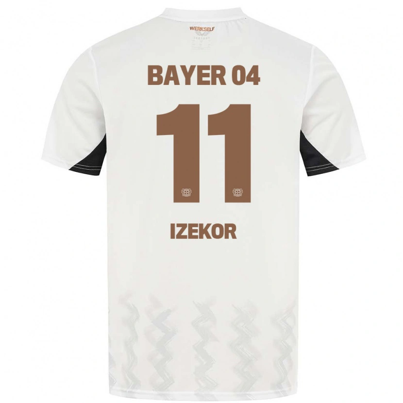 Danxen Kid Ken Izekor #11 White Black Away Jersey 2024/25 T-Shirt