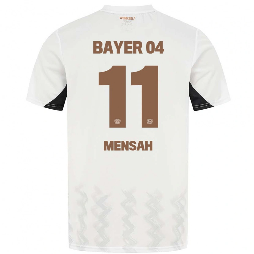 Danxen Kid Jeremiah Mensah #11 White Black Away Jersey 2024/25 T-Shirt