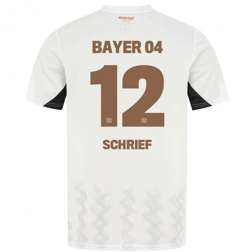 Danxen Kid Moritz Schrief #12 White Black Away Jersey 2024/25 T-Shirt