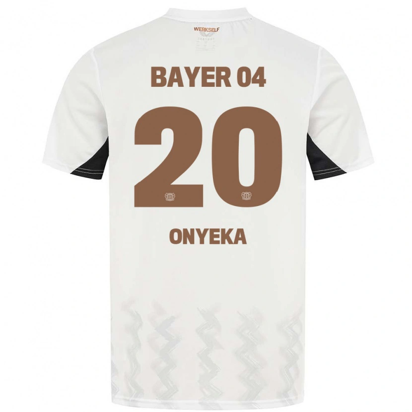 Danxen Kid Francis Onyeka #20 White Black Away Jersey 2024/25 T-Shirt