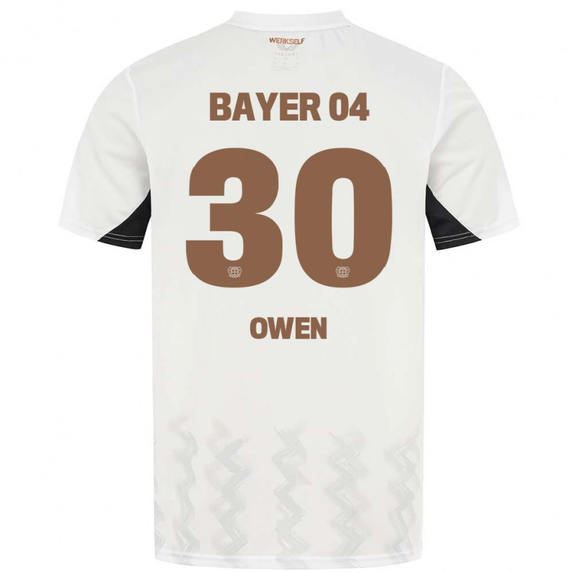 Danxen Kid Emmanuel Owen #30 White Black Away Jersey 2024/25 T-Shirt