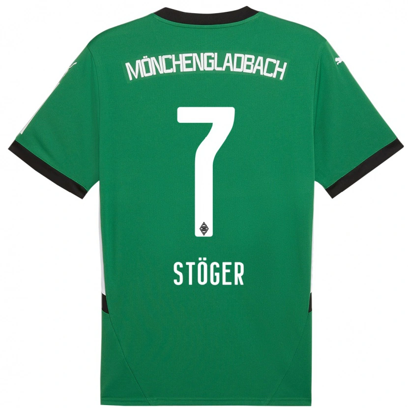 Danxen Kid Kevin Stöger #7 Green White Away Jersey 2024/25 T-Shirt