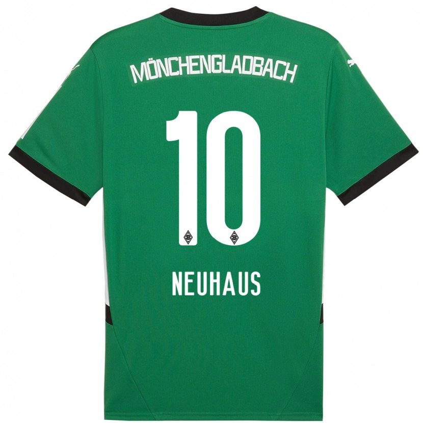 Danxen Kid Florian Neuhaus #10 Green White Away Jersey 2024/25 T-Shirt