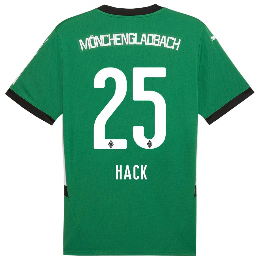 Danxen Kid Robin Hack #25 Green White Away Jersey 2024/25 T-Shirt