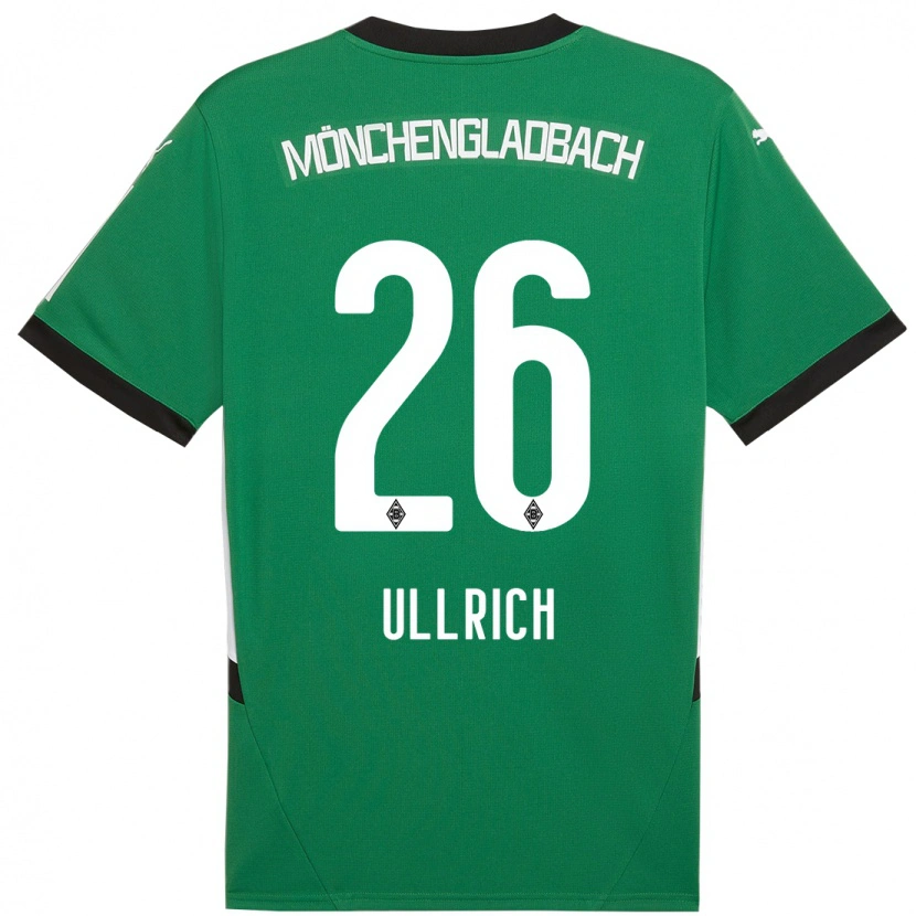 Danxen Kid Lukas Ullrich #26 Green White Away Jersey 2024/25 T-Shirt