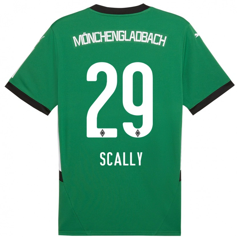 Danxen Kid Joe Scally #29 Green White Away Jersey 2024/25 T-Shirt