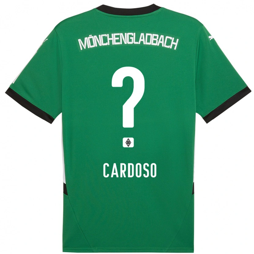 Danxen Kid Tiago Pereira Cardoso #0 Green White Away Jersey 2024/25 T-Shirt