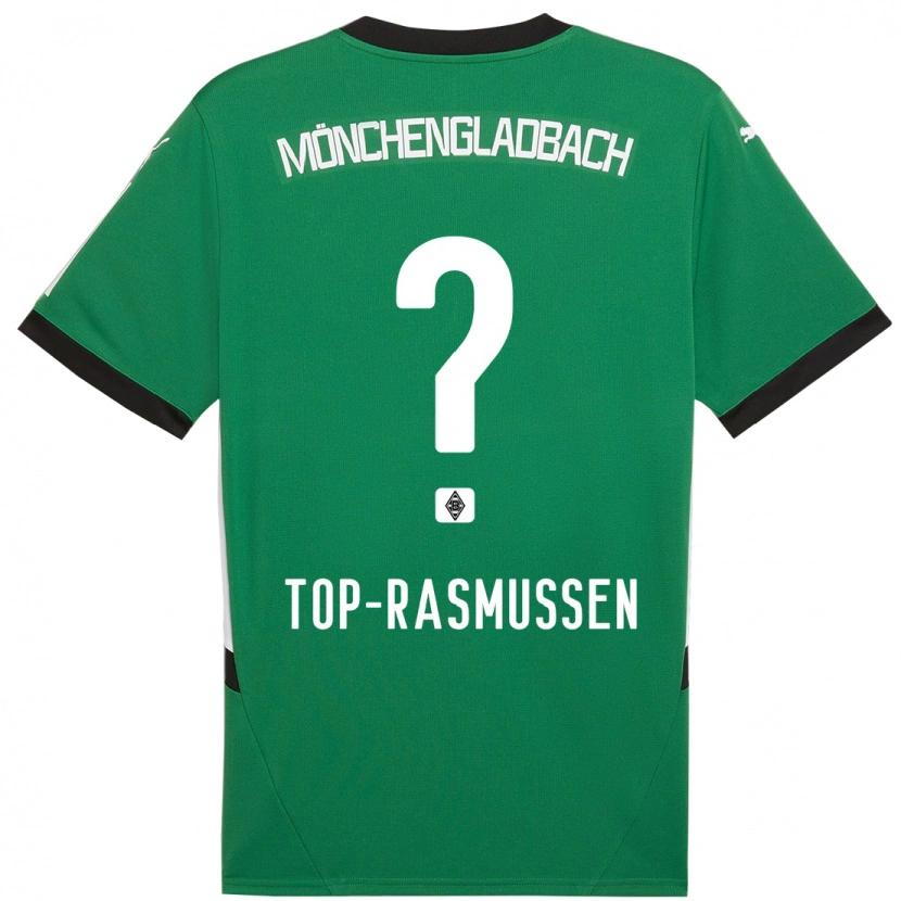 Danxen Kid Tristan Top-Rasmussen #0 Green White Away Jersey 2024/25 T-Shirt