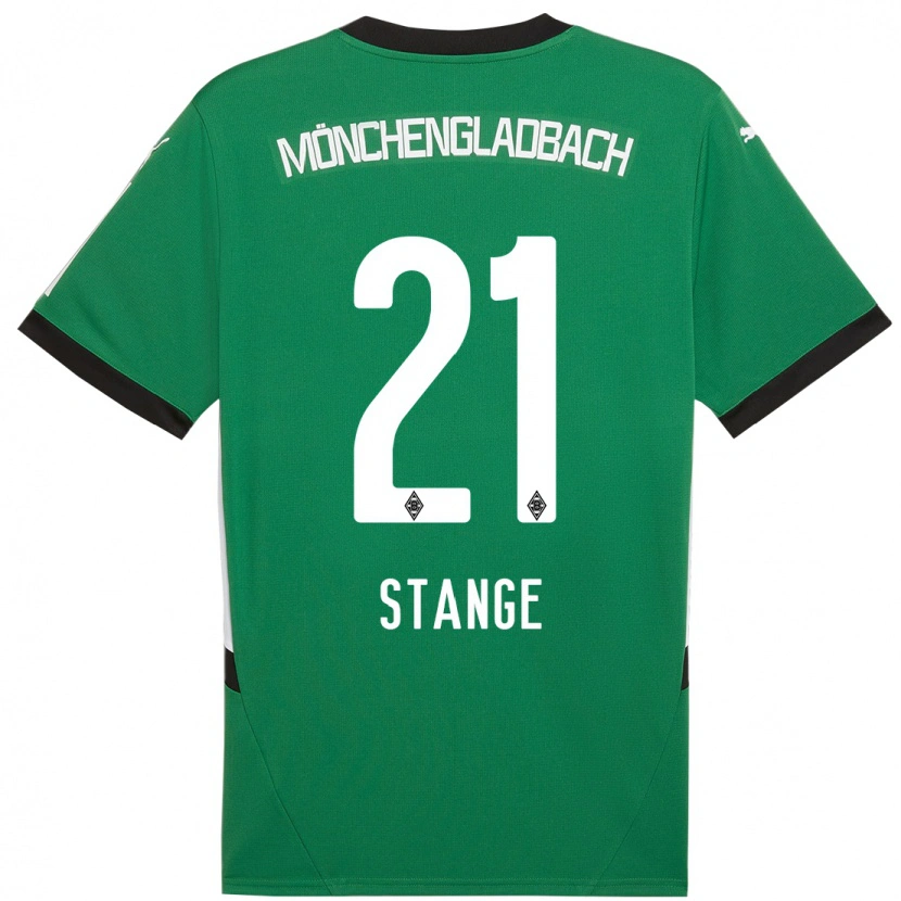 Danxen Kid Veit Stange #21 Green White Away Jersey 2024/25 T-Shirt