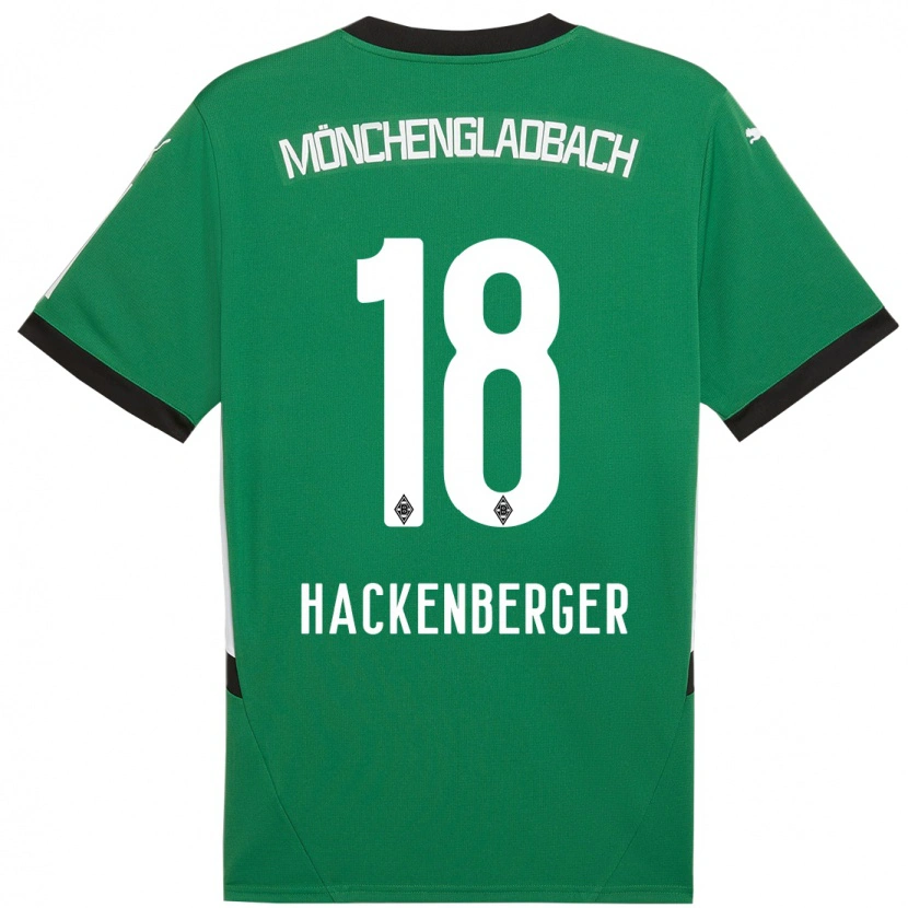 Danxen Kid Jessica Hackenberger #18 Green White Away Jersey 2024/25 T-Shirt