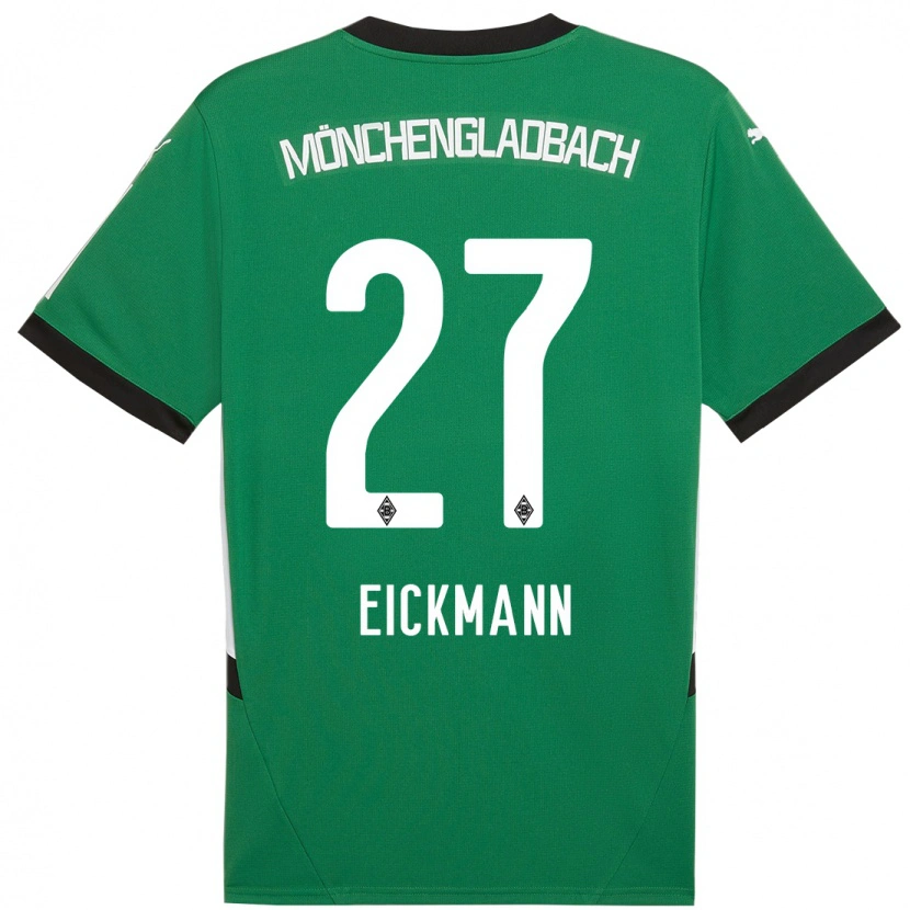 Danxen Kid Mia Eickmann #27 Green White Away Jersey 2024/25 T-Shirt