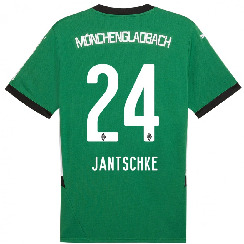 Danxen Kid Tony Jantschke #24 Green White Away Jersey 2024/25 T-Shirt